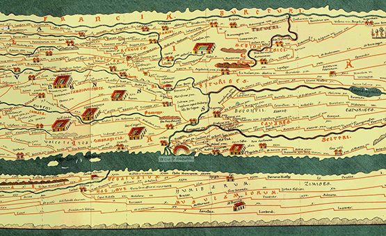 Kaart tabula peutingeriana